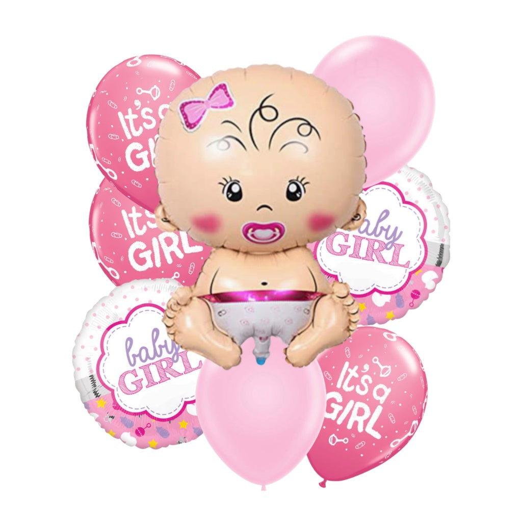 PS-276 (1 set) 9 in 1 Gender Reveal Balloon Set