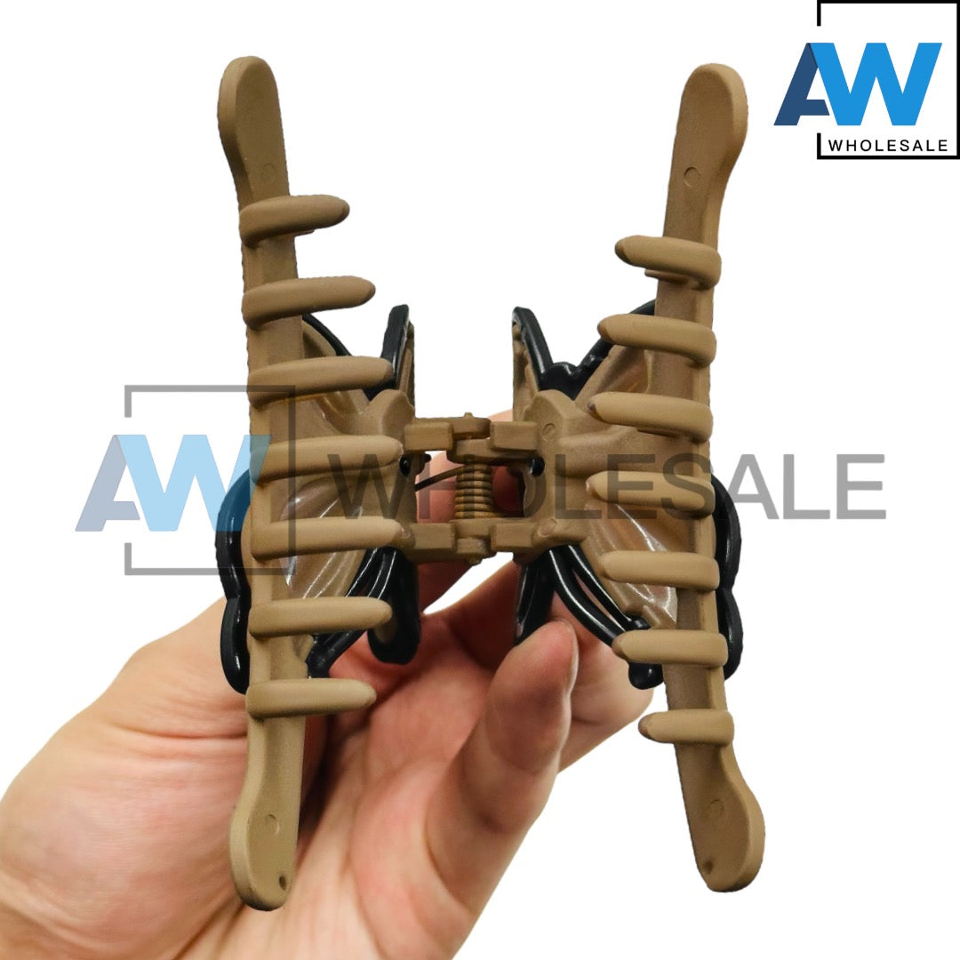 AB-1114 (12 pcs) Matte 11 cm Hair Clamps