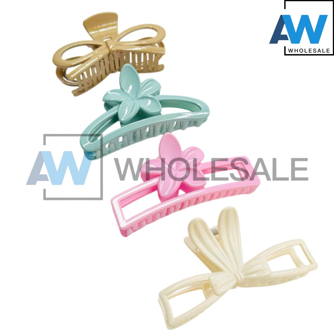 AB-1134 (12 pcs) Glossy 12 cm Hair Clamps