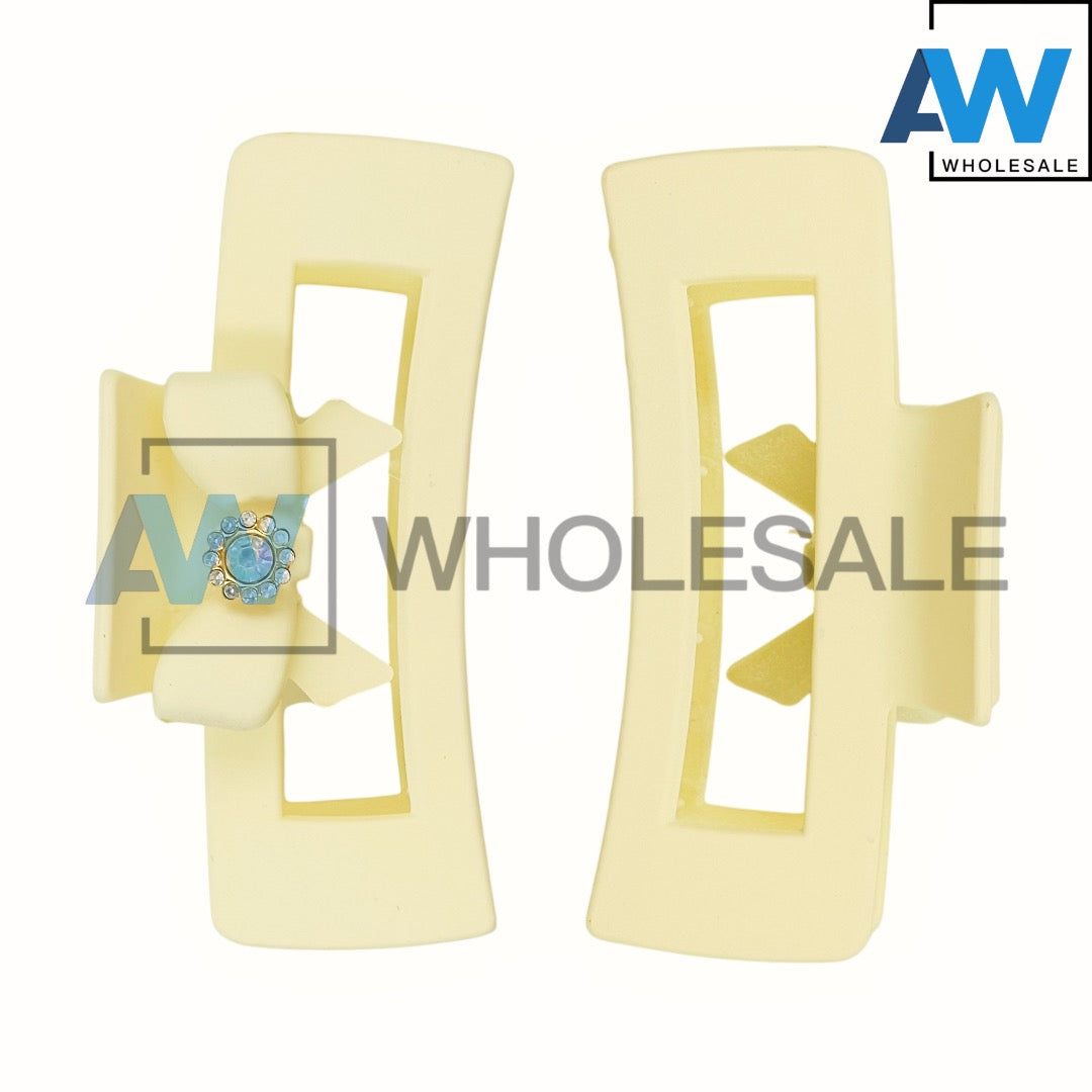 AB-1145 (12 pcs) Matte 11 cm Hair Clamps