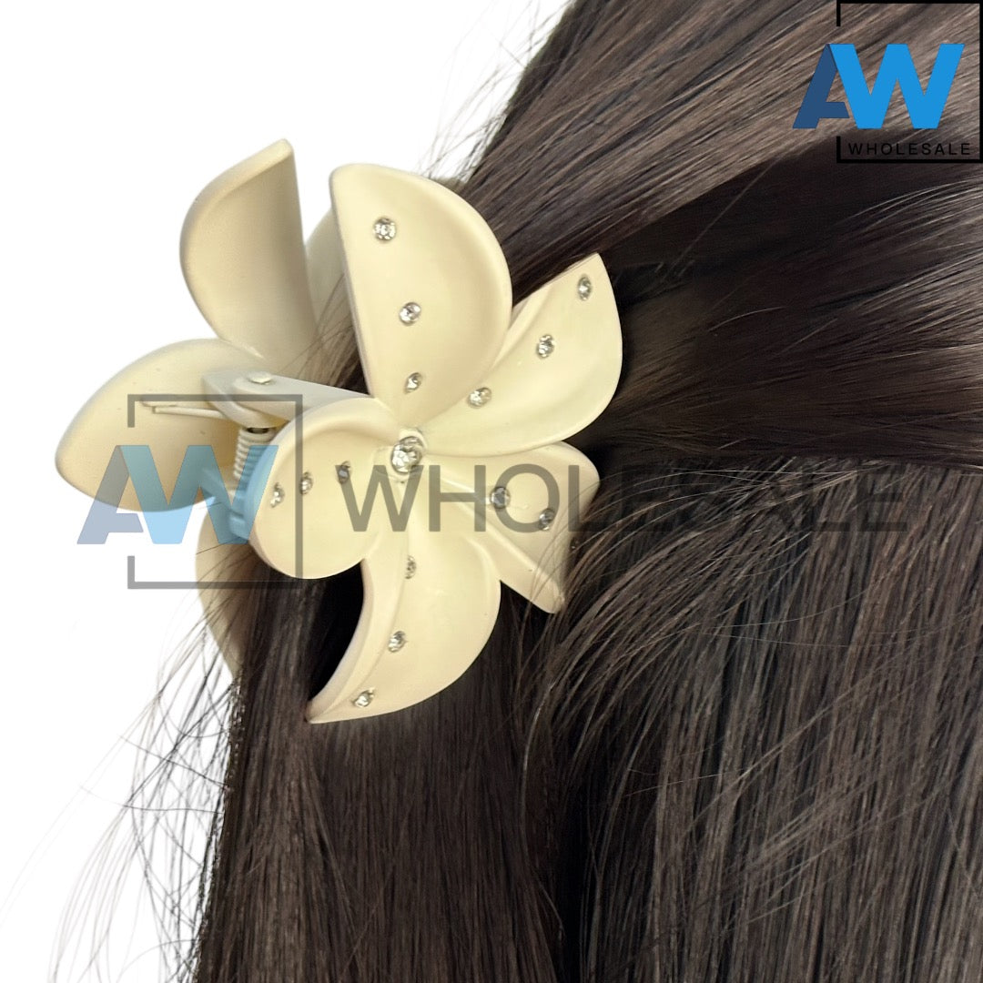 AB-1150 (12 pcs) Matte 8 cm Hair Clamps