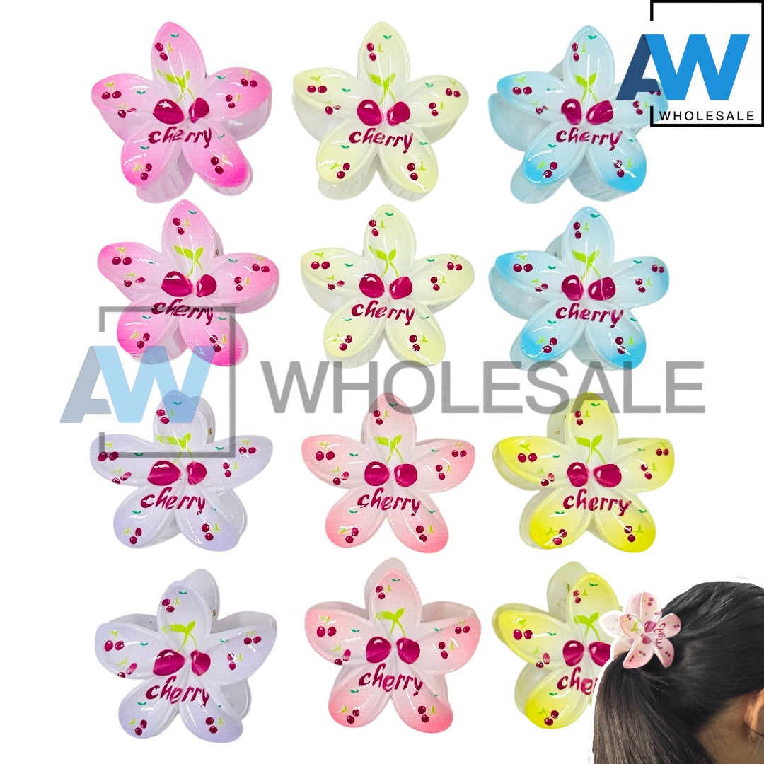 AB-1153 (12 pcs) Glossy 8 cm Hair Clamps