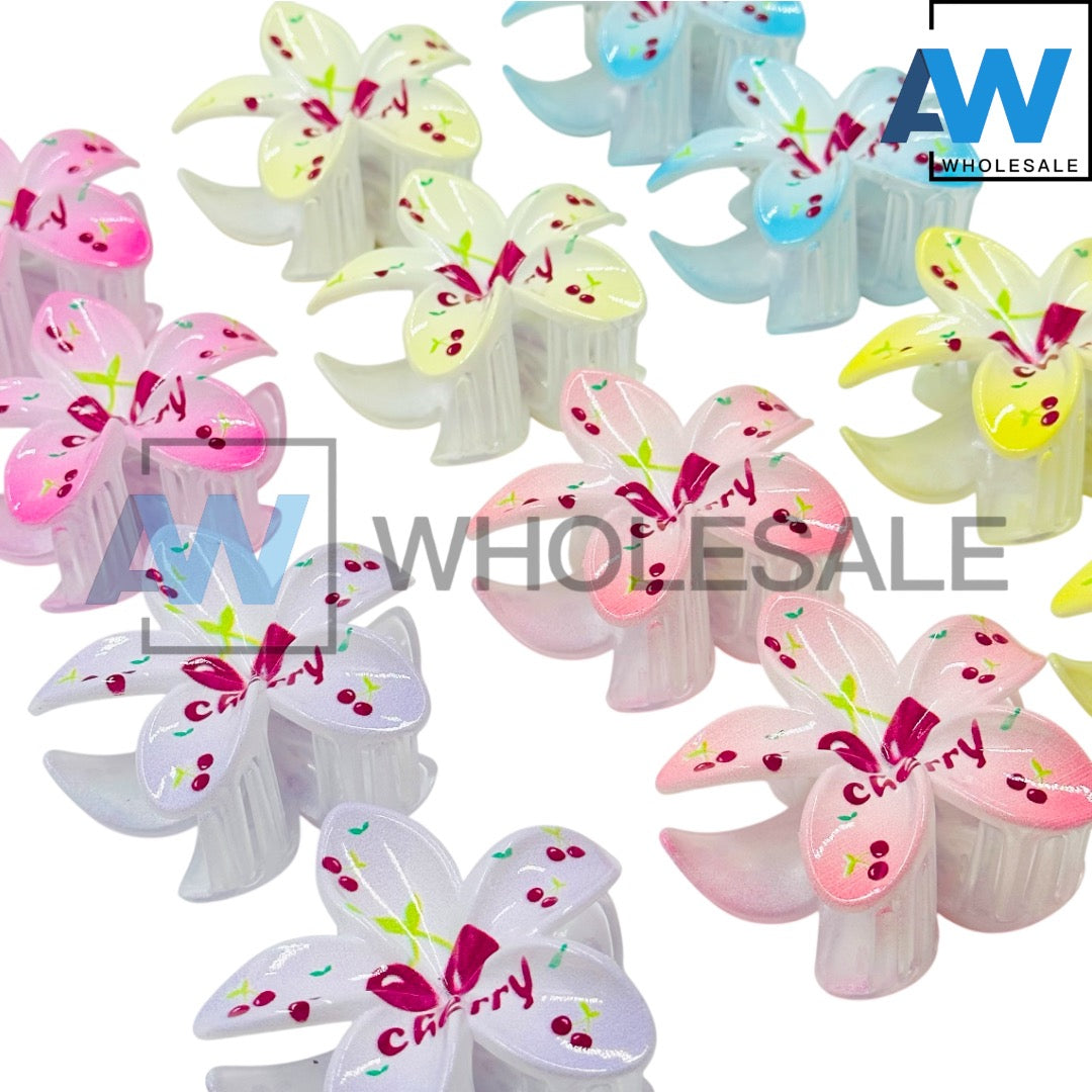 AB-1153 (12 pcs) Glossy 8 cm Hair Clamps