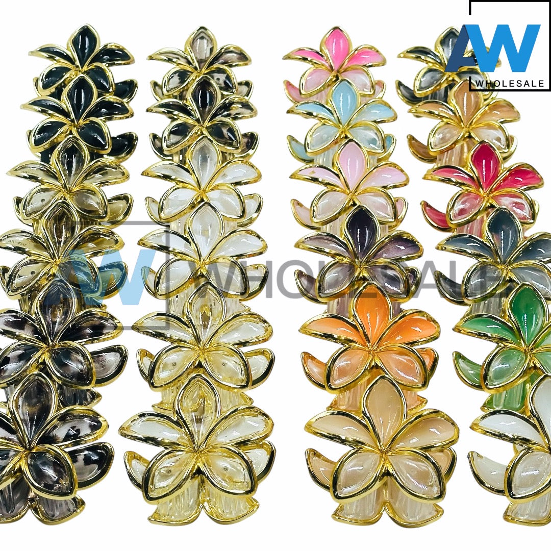 AB-1179 (12 pcs) Glossy/Matte 8 cm Hair Clamps