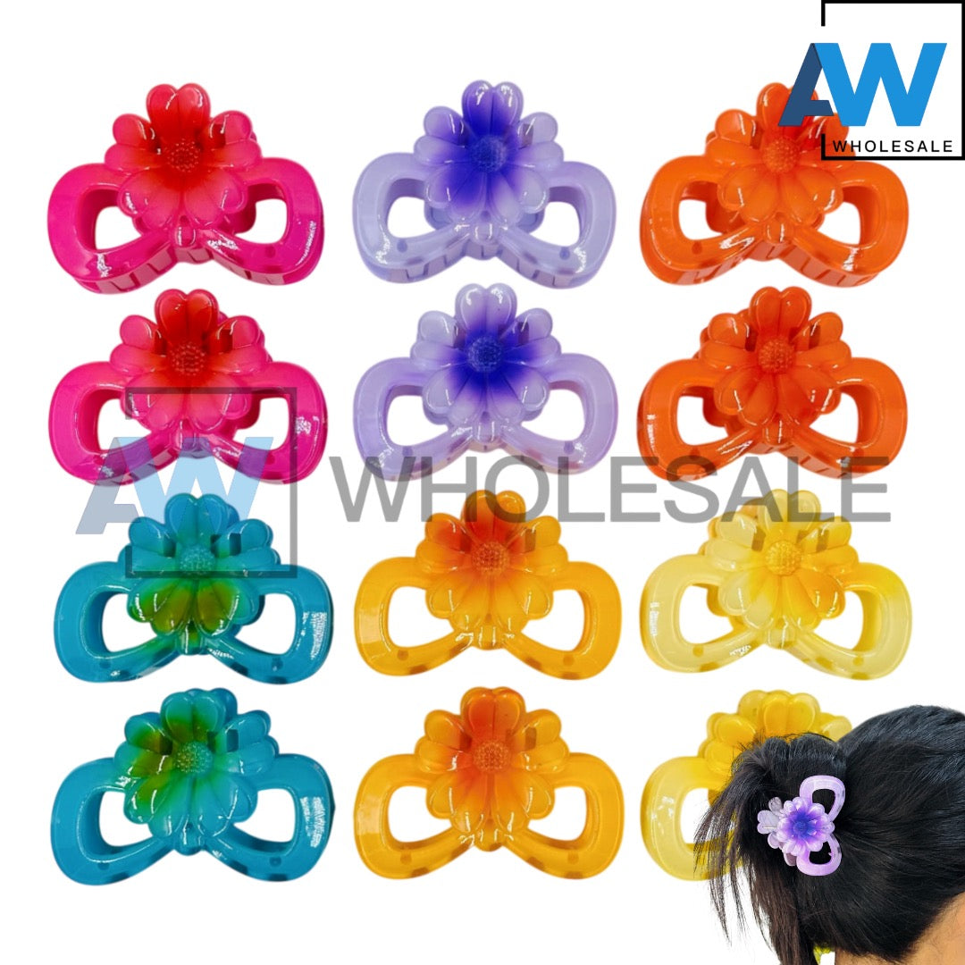 AB-1182 (12 pcs) Glossy 7 cm Hair Clamps