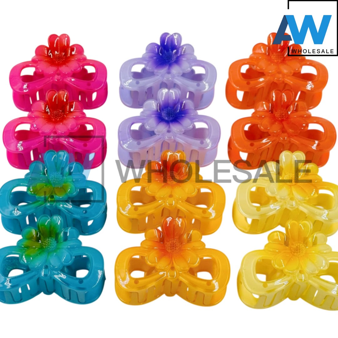 AB-1182 (12 pcs) Glossy 7 cm Hair Clamps