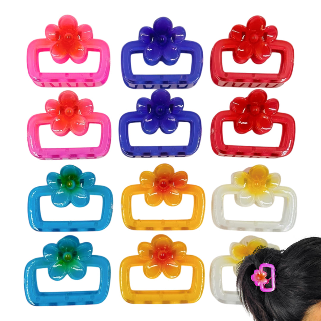 AB-1186 (12 pcs) Glossy 6 cm Hair Clamps