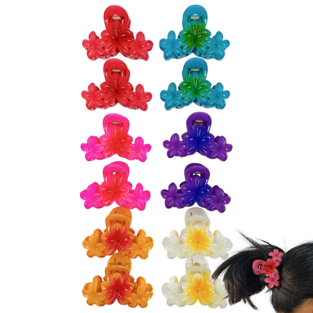 AB-1191 (12 pcs) Glossy 9 cm Hair Clamps