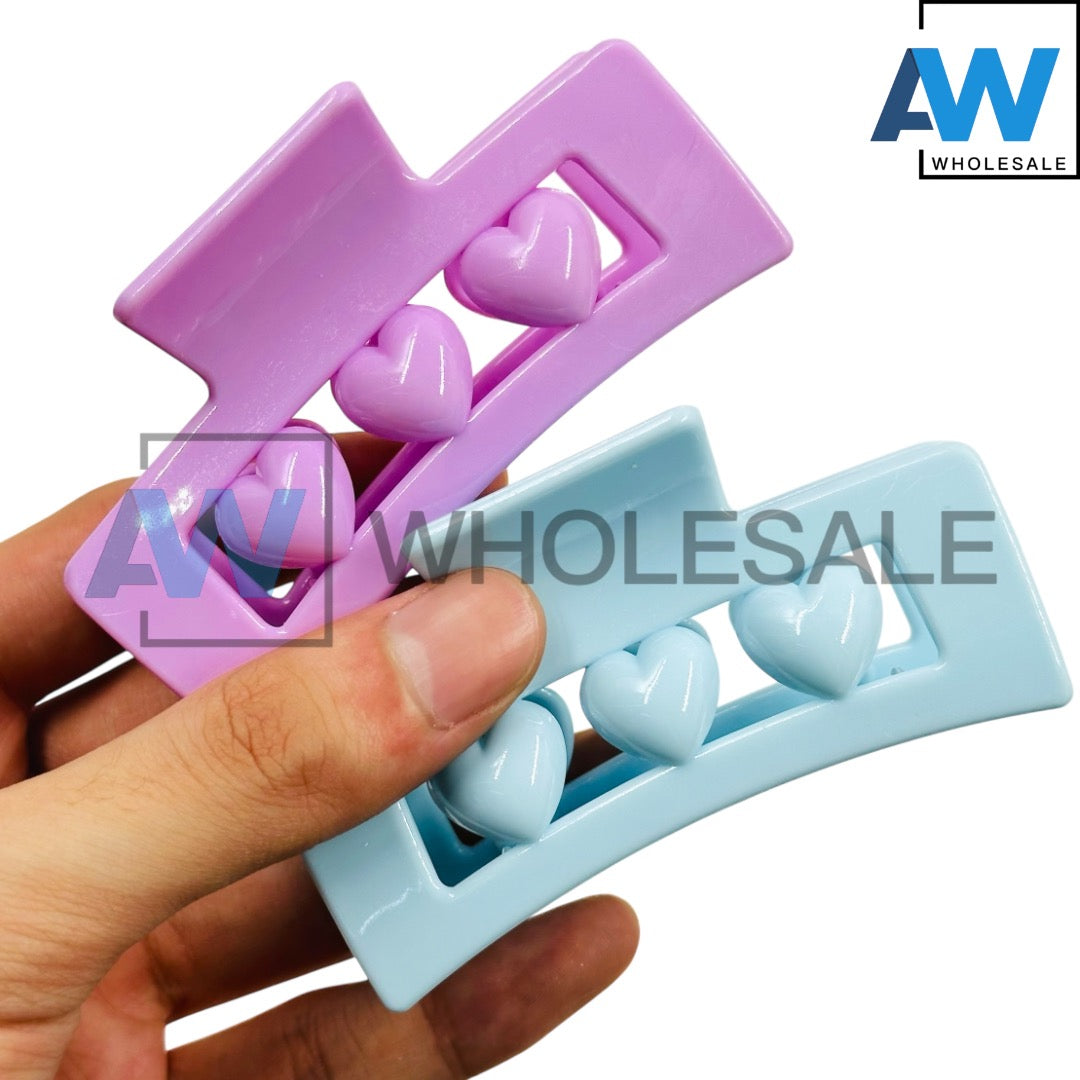 AB-1194 (12 pcs) Glossy 8.5 cm Hair Clamps
