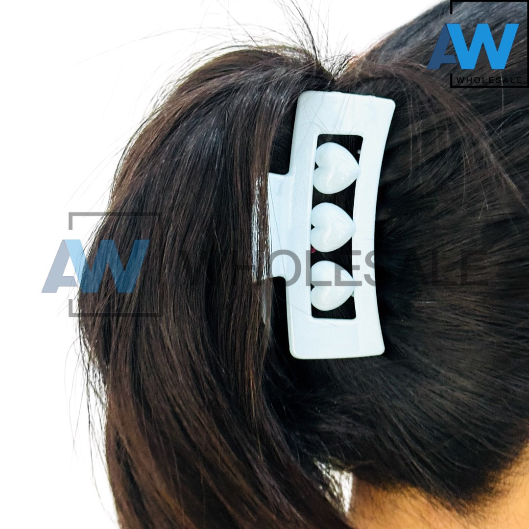 AB-1194 (12 pcs) Glossy 8.5 cm Hair Clamps
