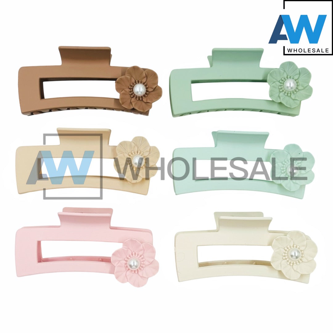 AB-1205 (12 pcs) Matte 10.5 cm Hair Clamps