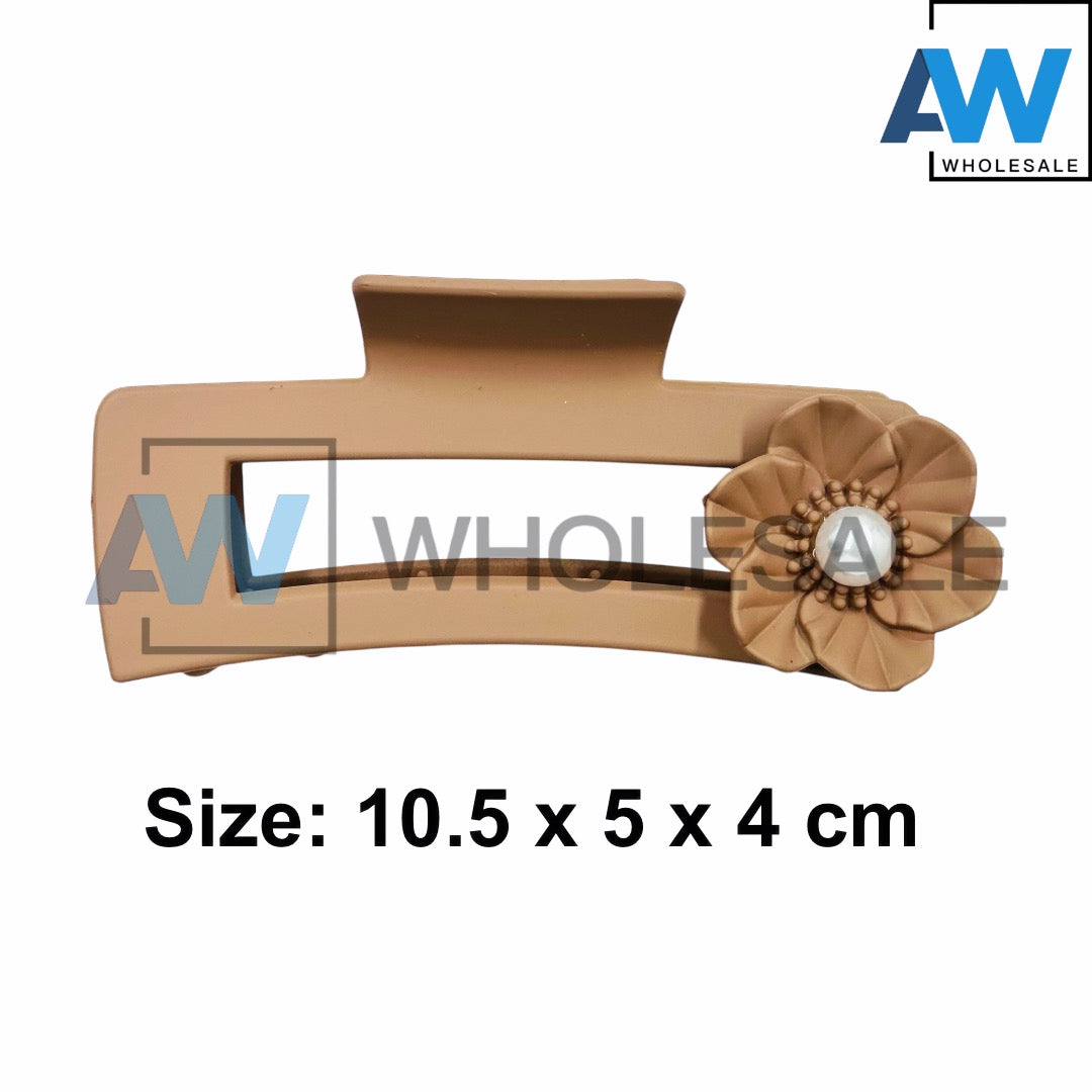 AB-1205 (12 pcs) Matte 10.5 cm Hair Clamps