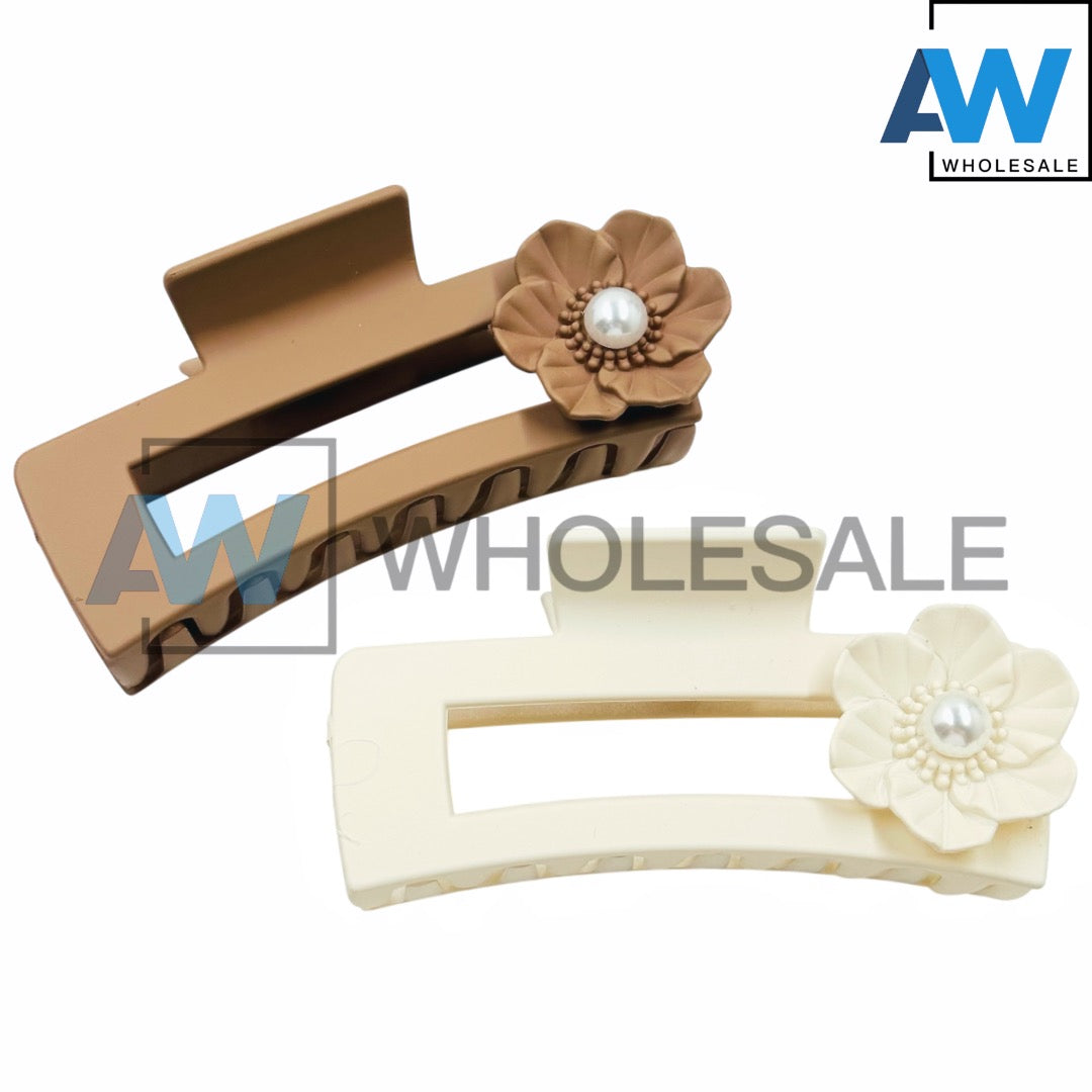 AB-1205 (12 pcs) Matte 10.5 cm Hair Clamps