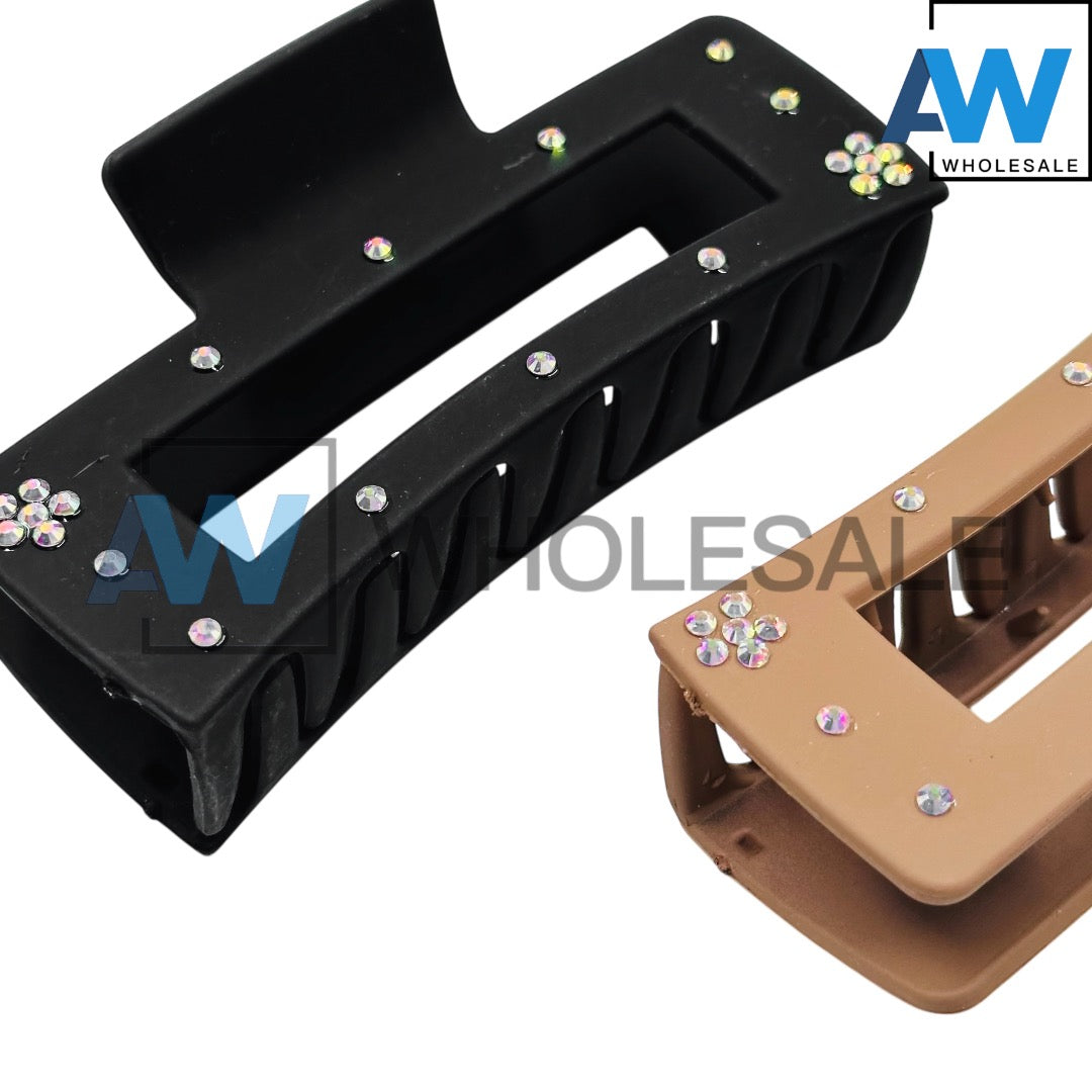 AB-1207 (12 pcs) Matte 11 cm Hair Clamps