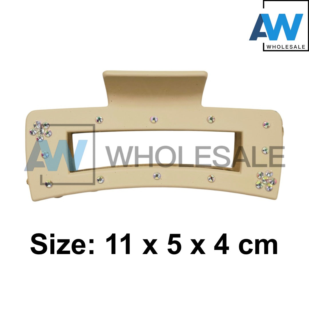 AB-1207 (12 pcs) Matte 11 cm Hair Clamps
