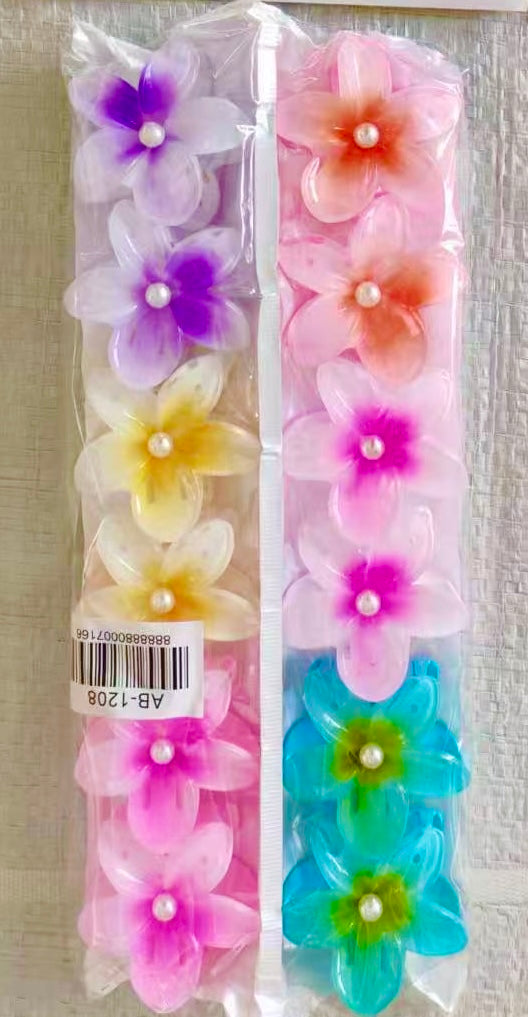 AB-1208 (12 pcs) Glossy 6 cm Hair Clamps