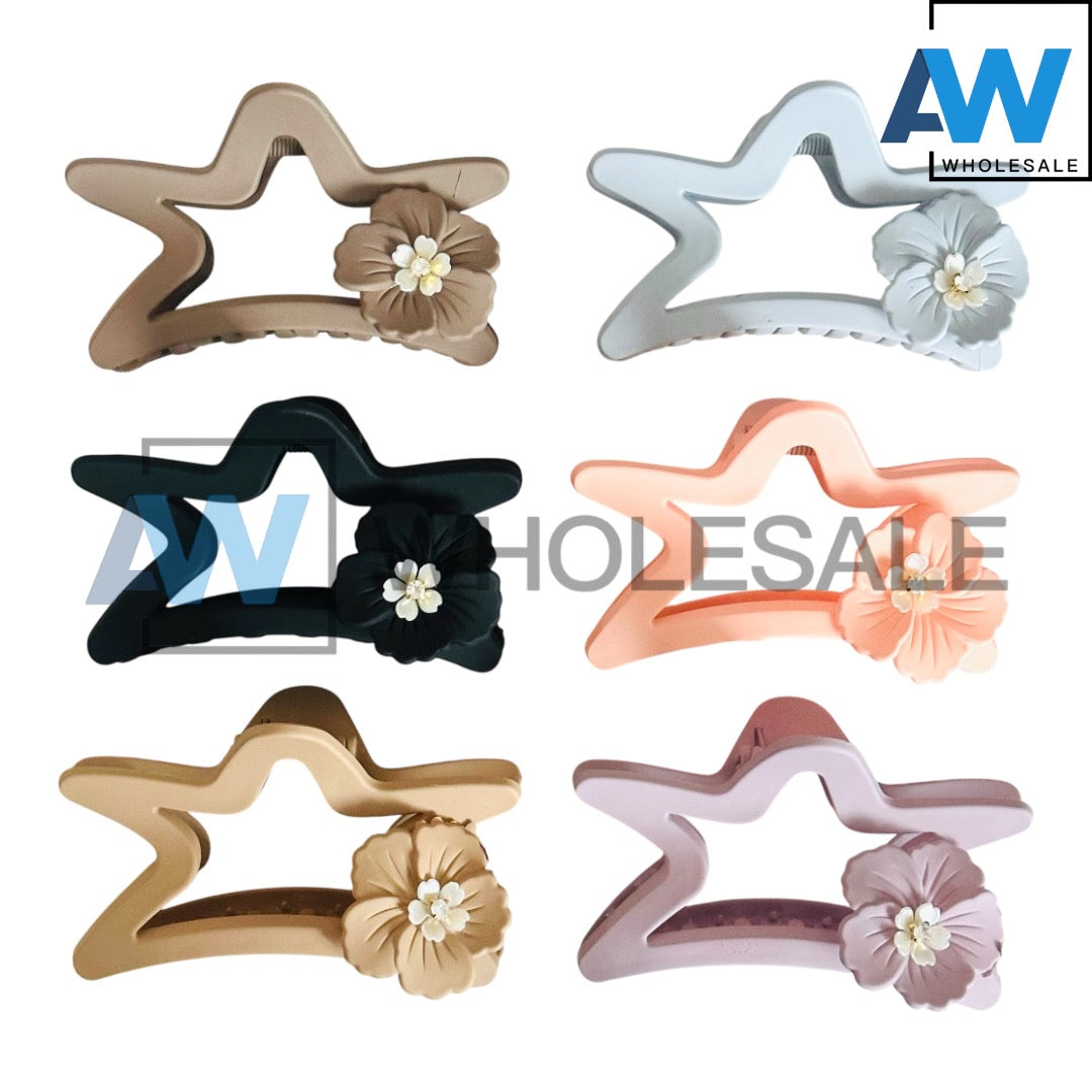 AB-1209 (12 pcs) Matte 11 cm Hair Clamps