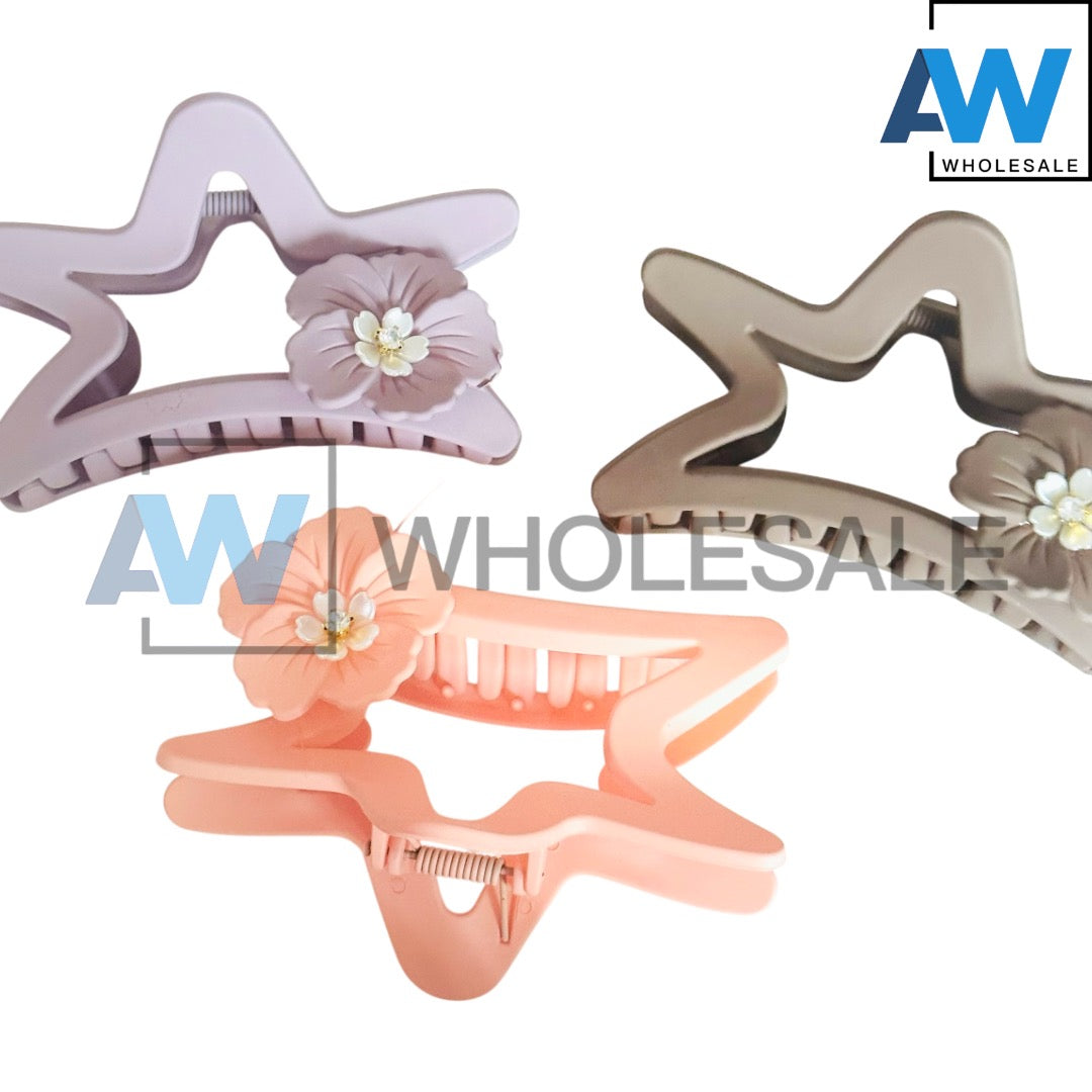 AB-1209 (12 pcs) Matte 11 cm Hair Clamps