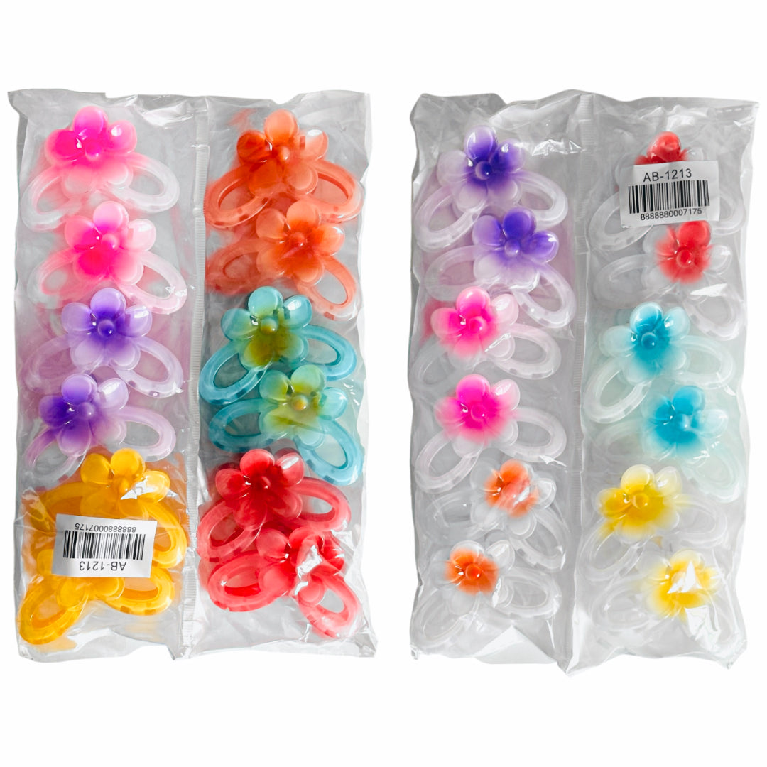 AB-1213 (12 pcs) Glossy 8 cm Hair Clamps