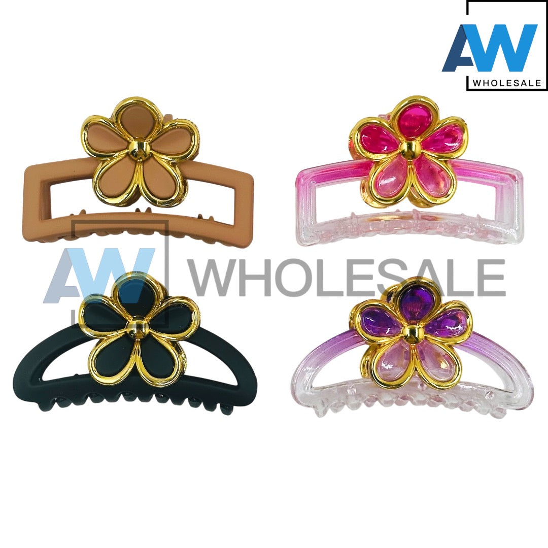 AB-1216 (12 pcs) Matte 7 cm Hair Clamps