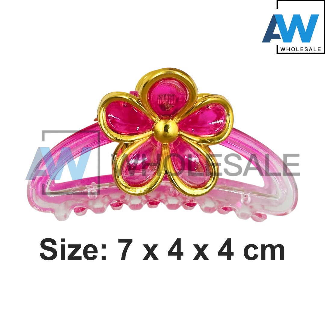 AB-1216 (12 pcs) Matte 7 cm Hair Clamps
