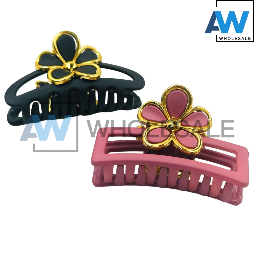 AB-1216 (12 pcs) Matte 7 cm Hair Clamps