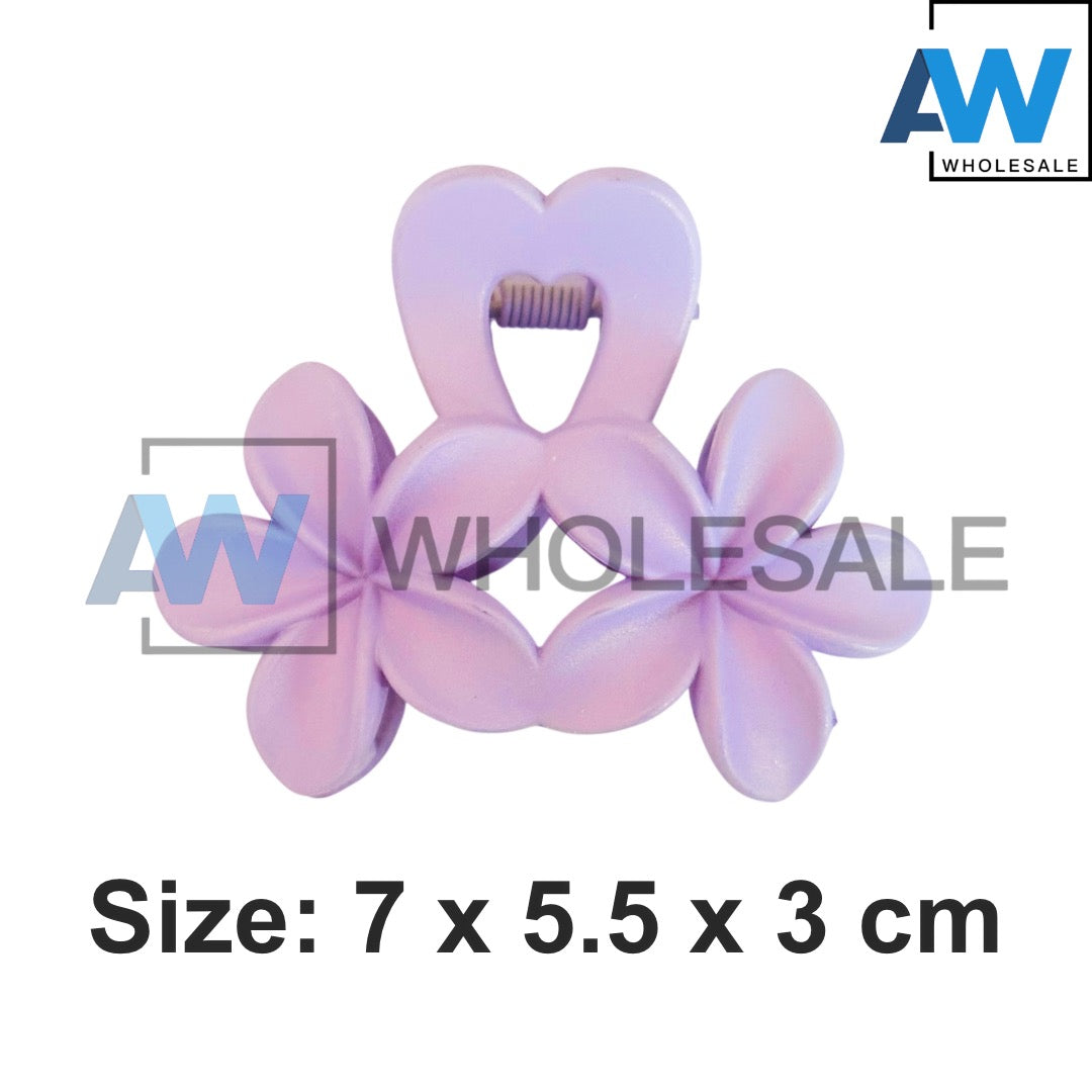 AB-1228 (12 pcs) Matte 7 cm Hair Clamps