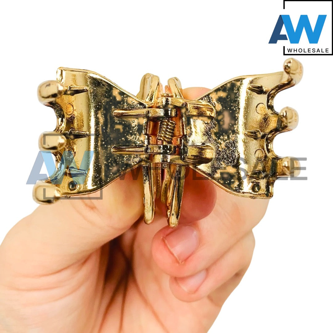 AB-1240 (12 pcs) Glossy 6 cm Hair Clamps
