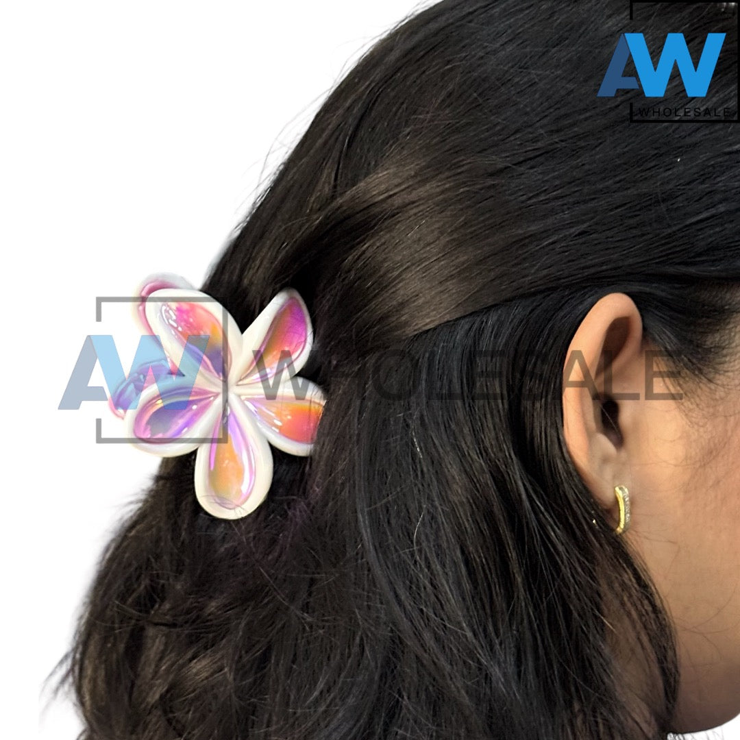 AB-1247 (12 pcs) Glossy 8 cm Hair Clamps