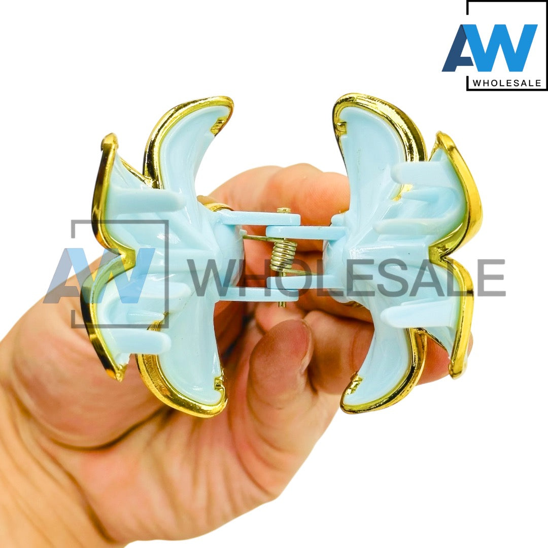 AB-1248 (12 pcs) Glossy 8 cm Hair Clamps