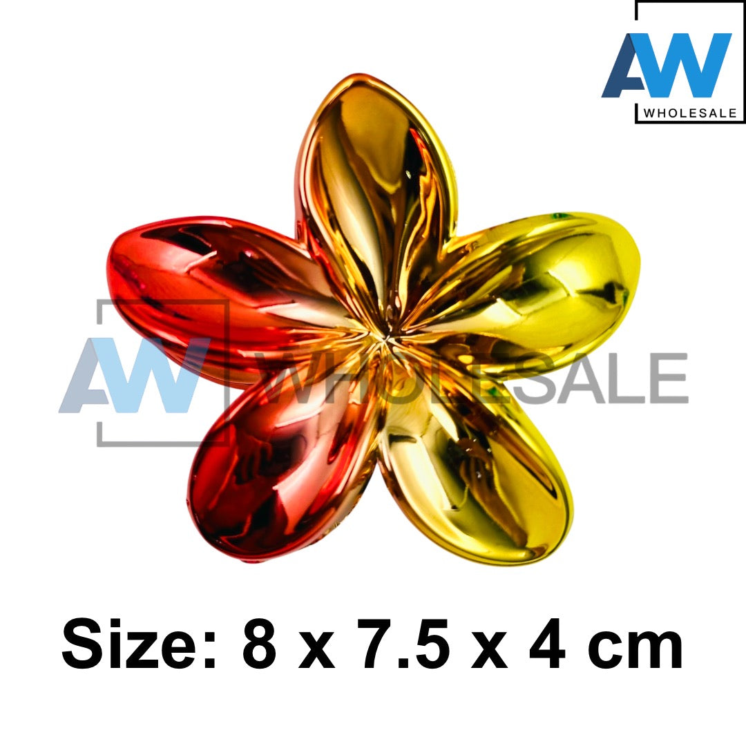AB-1257 (12 pcs) Metallic 8 cm Hair Clamps