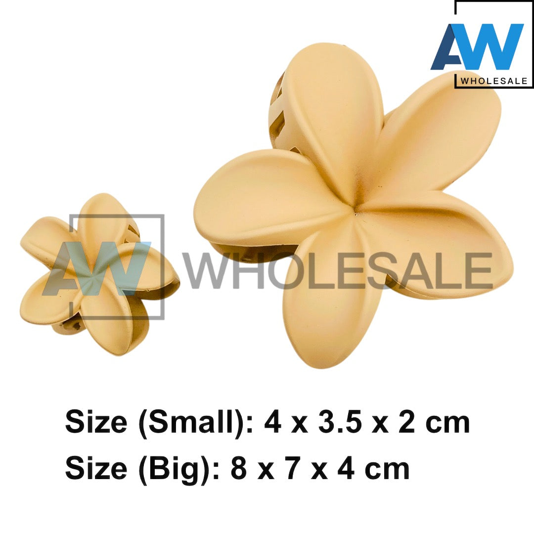 AB-1282 (12 pcs) Matte 2 +1 Hair Clip Set