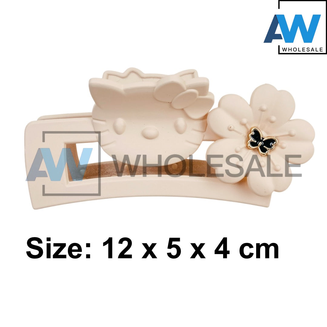 AB-1287 (12 pcs) Matte 12 cm Hair Clamps