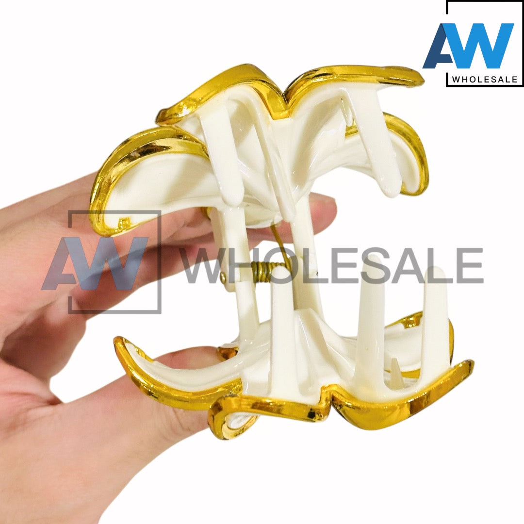 AB-1331 (12 pcs) Glossy 8 cm Hair Clamps