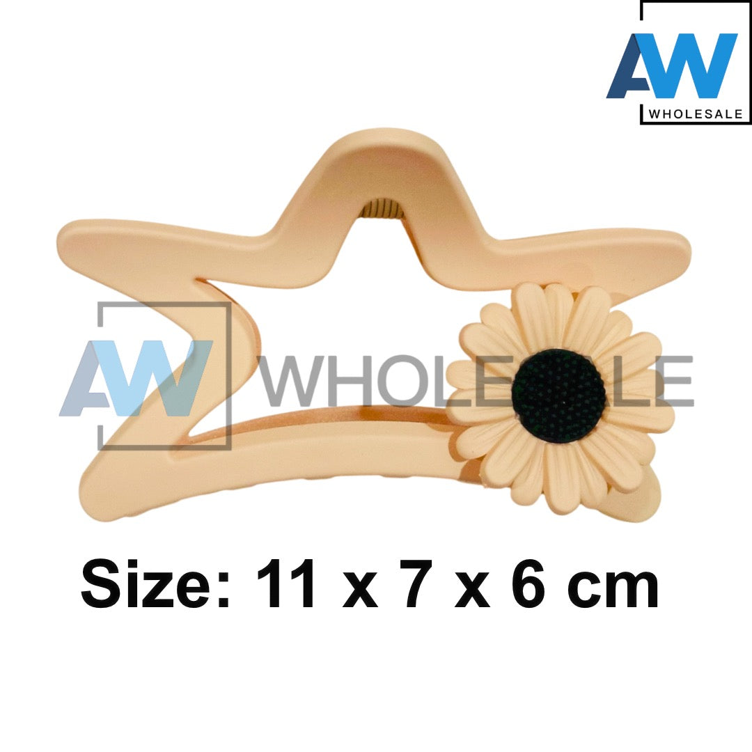 AB-1335 (12 pcs) Matte 11 cm Hair Clamps