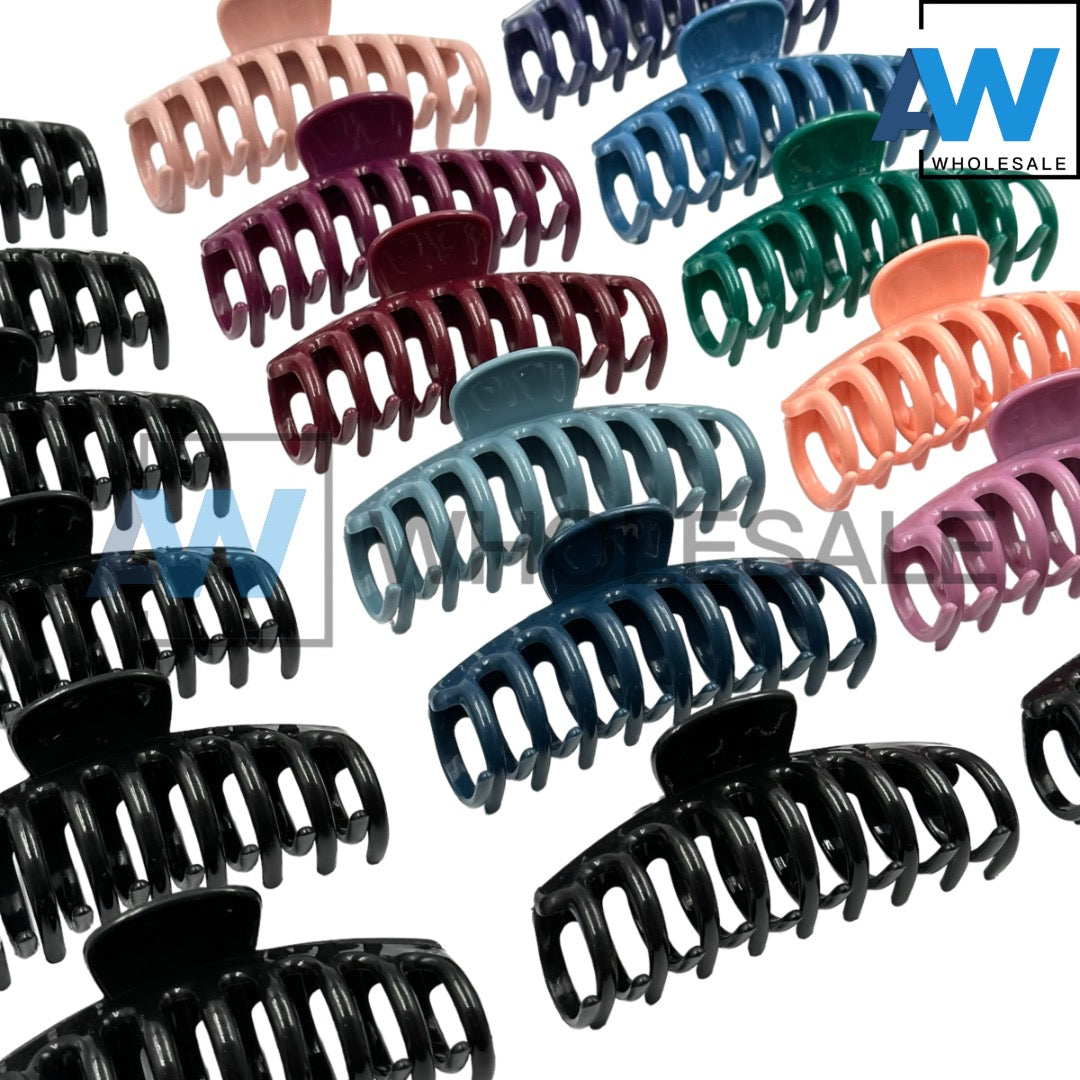 AB-271 (12 pcs) Glossy 11 cm Hair Clamps
