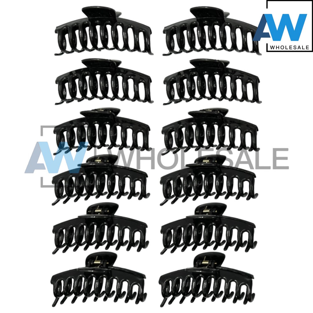 AB-271 (12 pcs) Glossy 11 cm Hair Clamps