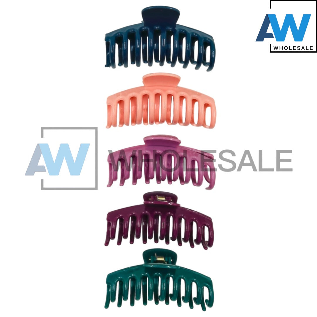 AB-271 (12 pcs) Glossy 11 cm Hair Clamps