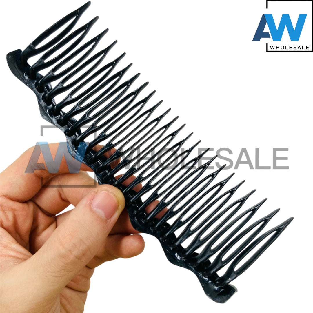 AB-318 (12 pcs) Sem-Transparent Side Combs