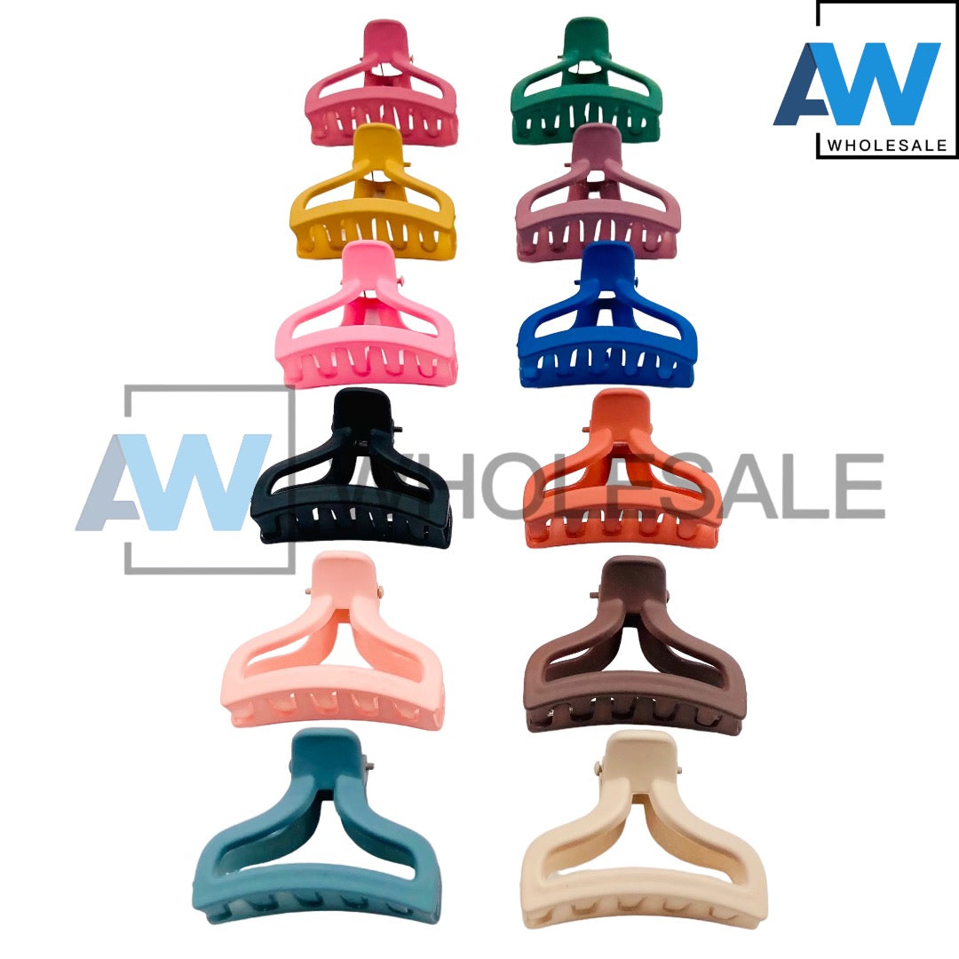 AB-570 (12 pcs) Matte Mini Hair Clips