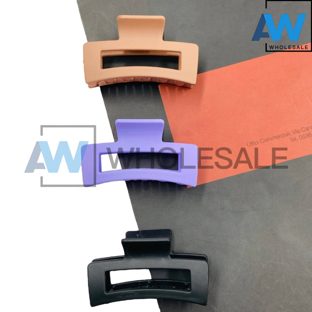 AB-769 (12 pcs) Matte 7 cm Hair Clamps