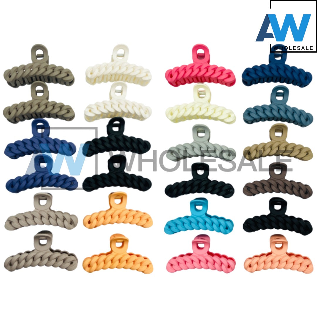 AB-780 (12 pcs) Matte 11 cm Hair Clamps