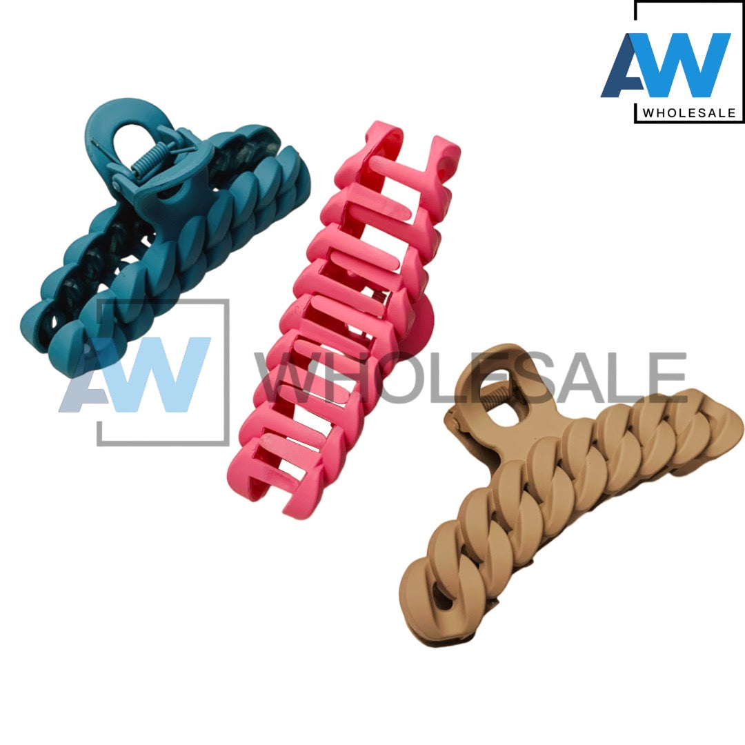 AB-780 (12 pcs) Matte 11 cm Hair Clamps