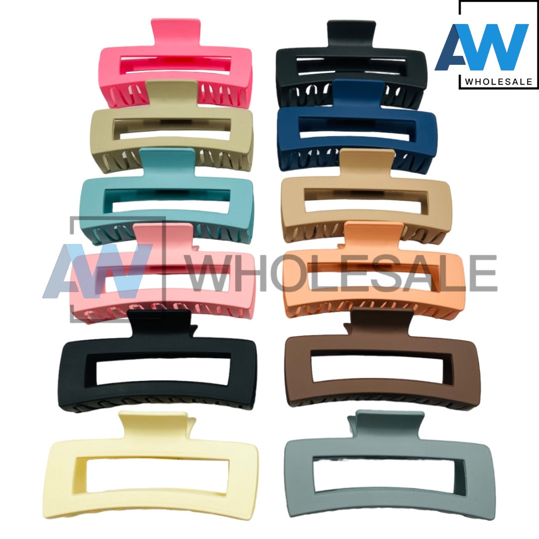 AB-806 (12 pcs) Matte 13 cm Hair Clamps