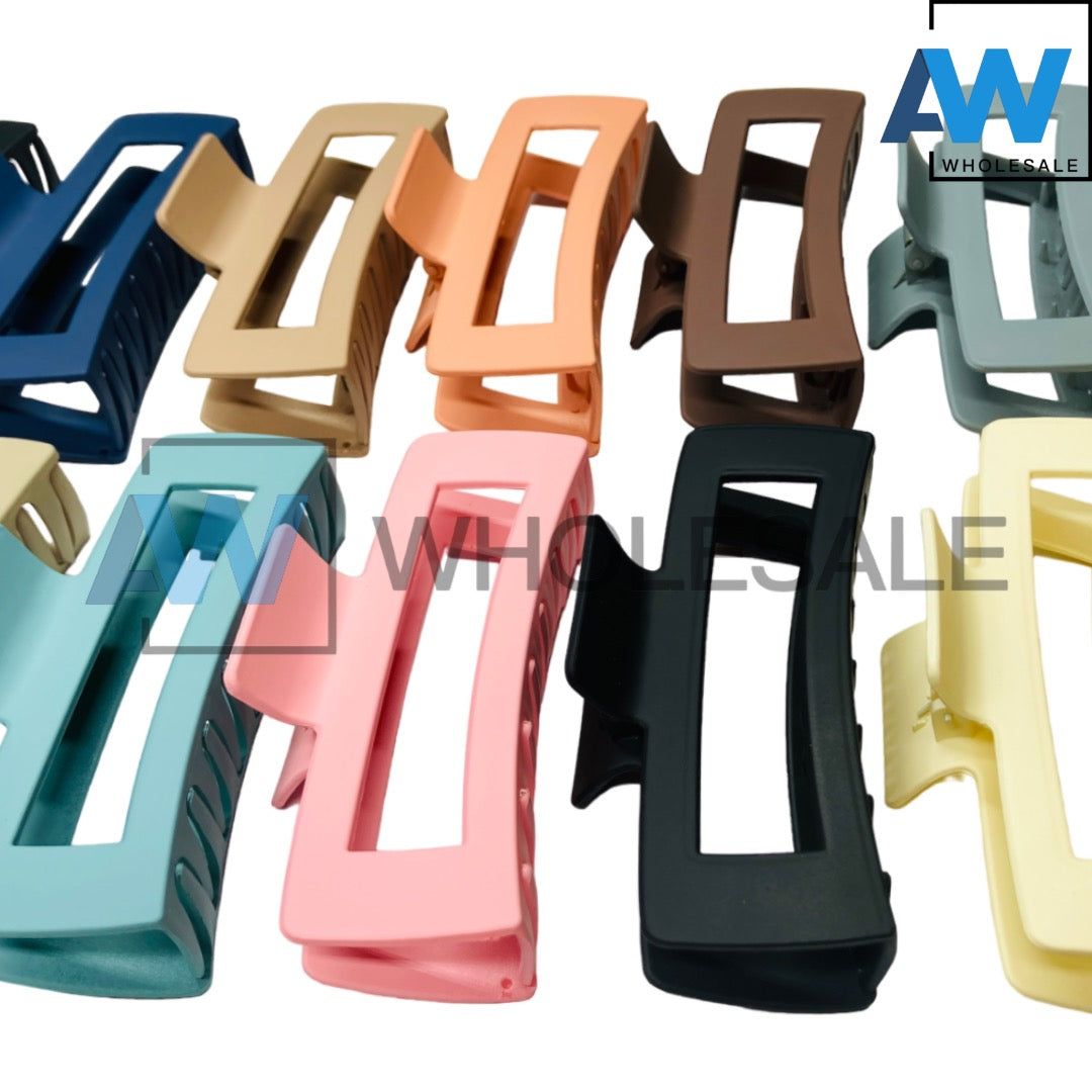 AB-806 (12 pcs) Matte 13 cm Hair Clamps