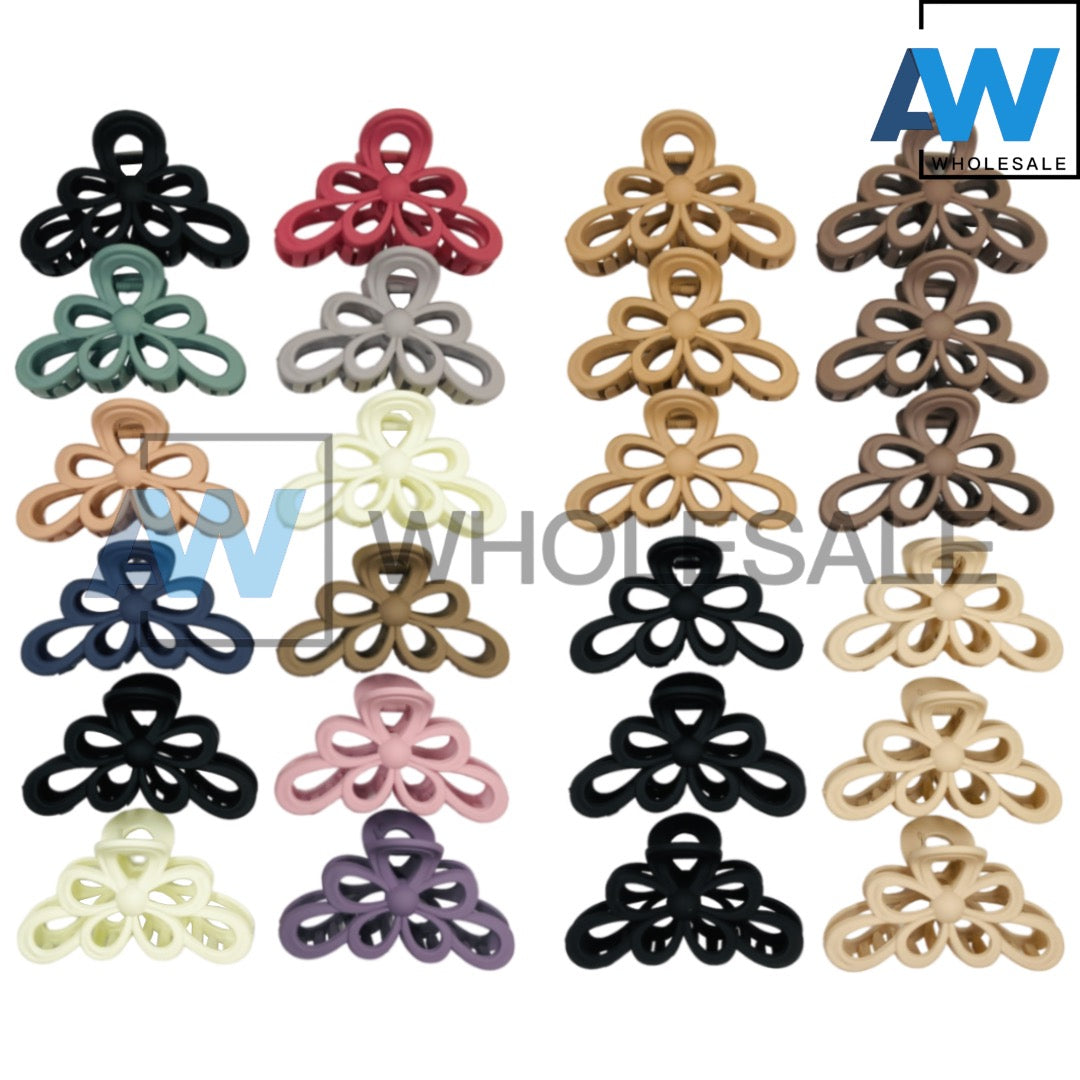 AB-834 (12 pcs) Matte 11 cm Hair Clamps