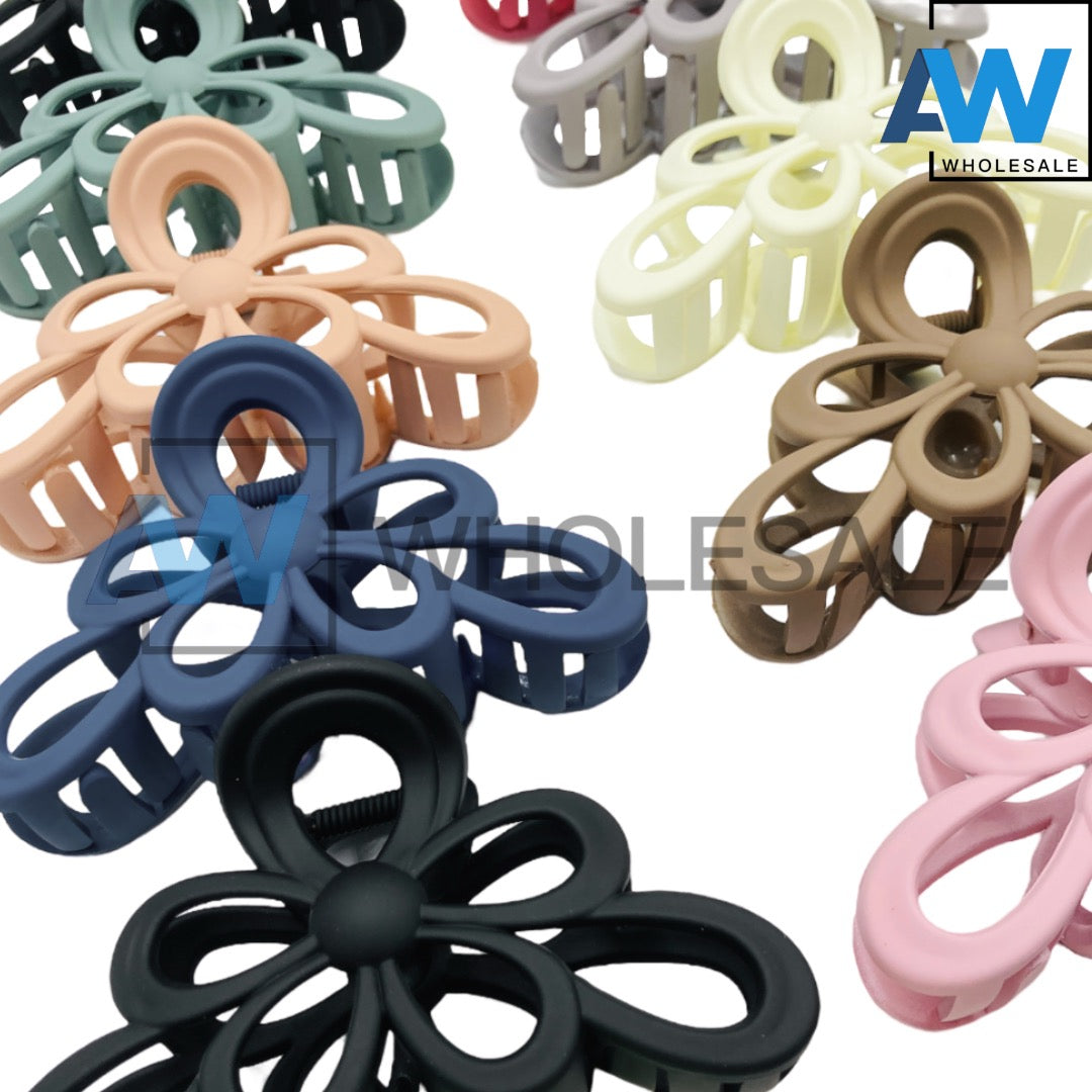 AB-834 (12 pcs) Matte 11 cm Hair Clamps