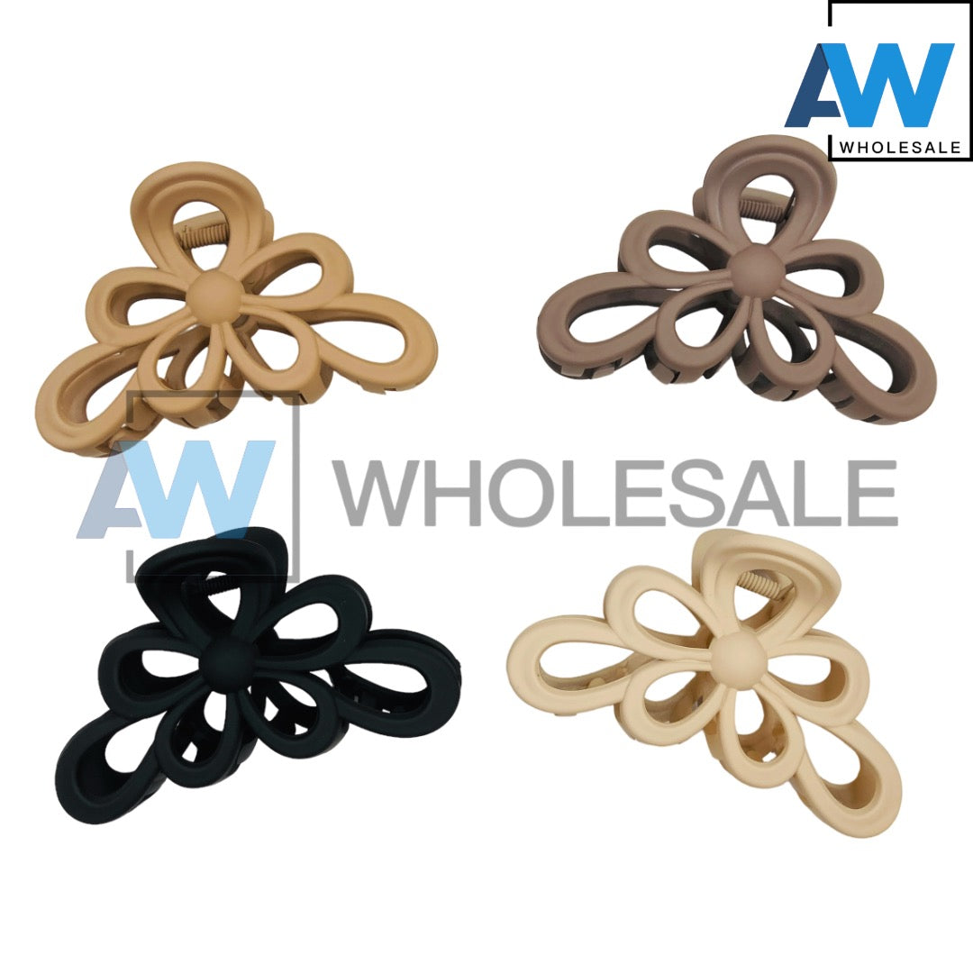 AB-834 (12 pcs) Matte 11 cm Hair Clamps