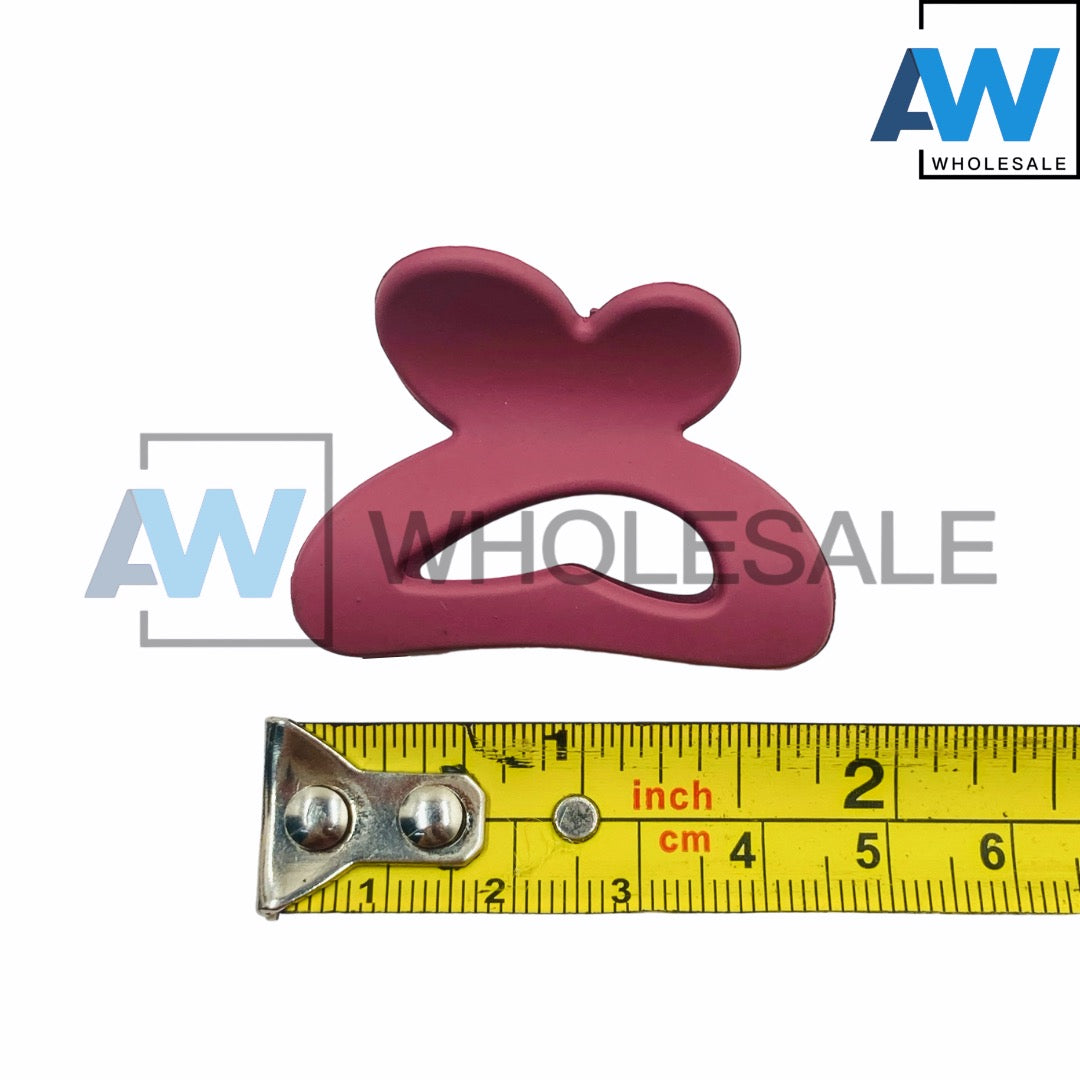 AB-910 (12 pcs) Matte 4 cm Hair Clamps