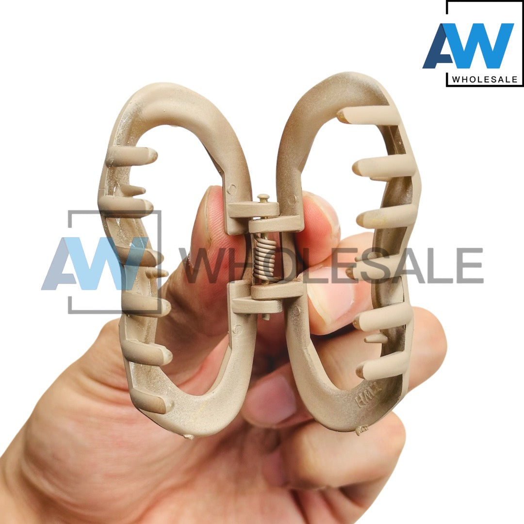 AB-968 (12 pcs) Matte 7 cm Hair Clamps